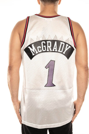 mitchell and ness raptors mcgrady 1 98-99 platinum swingman jersey mitchell and ness jersey