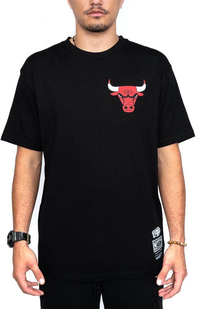 mitchell and ness retro repeat bulls tee mitchell and ness Shirt