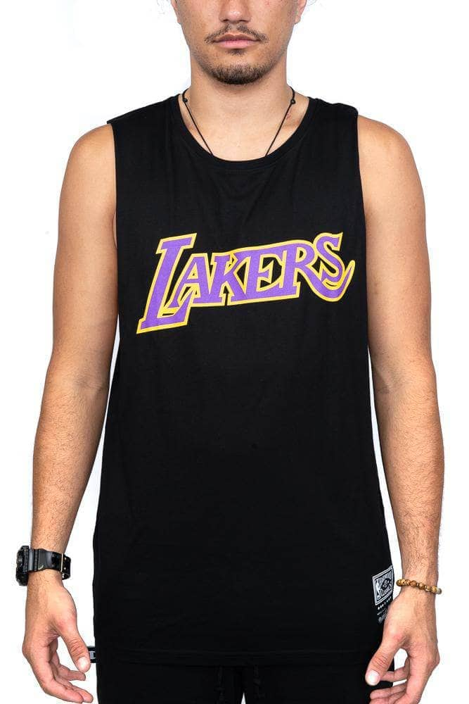 mitchell and ness retro repeat lakers muscle mitchell and ness tank