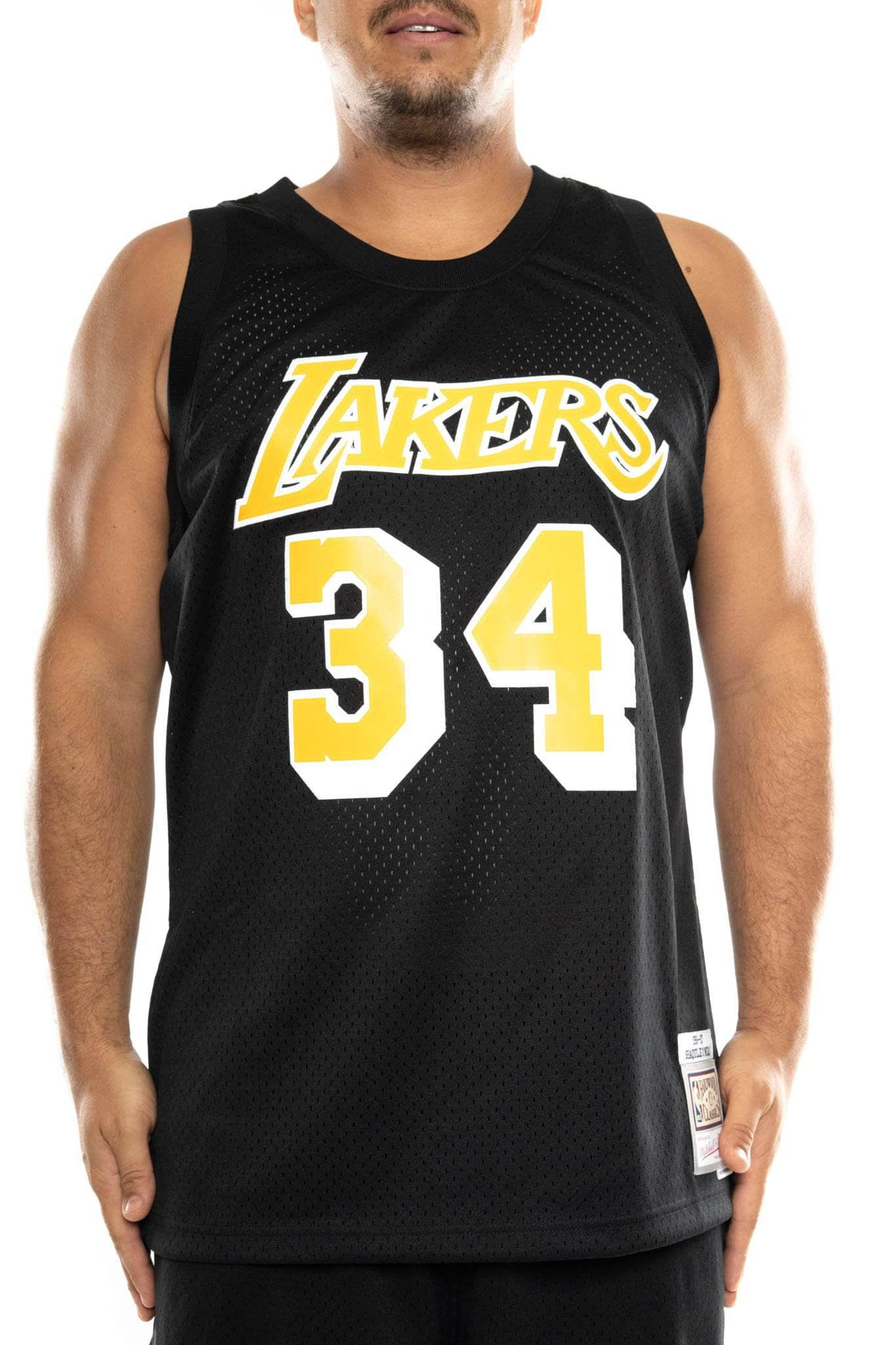 mitchell and ness shaq lakers 96-97 swingman jersey