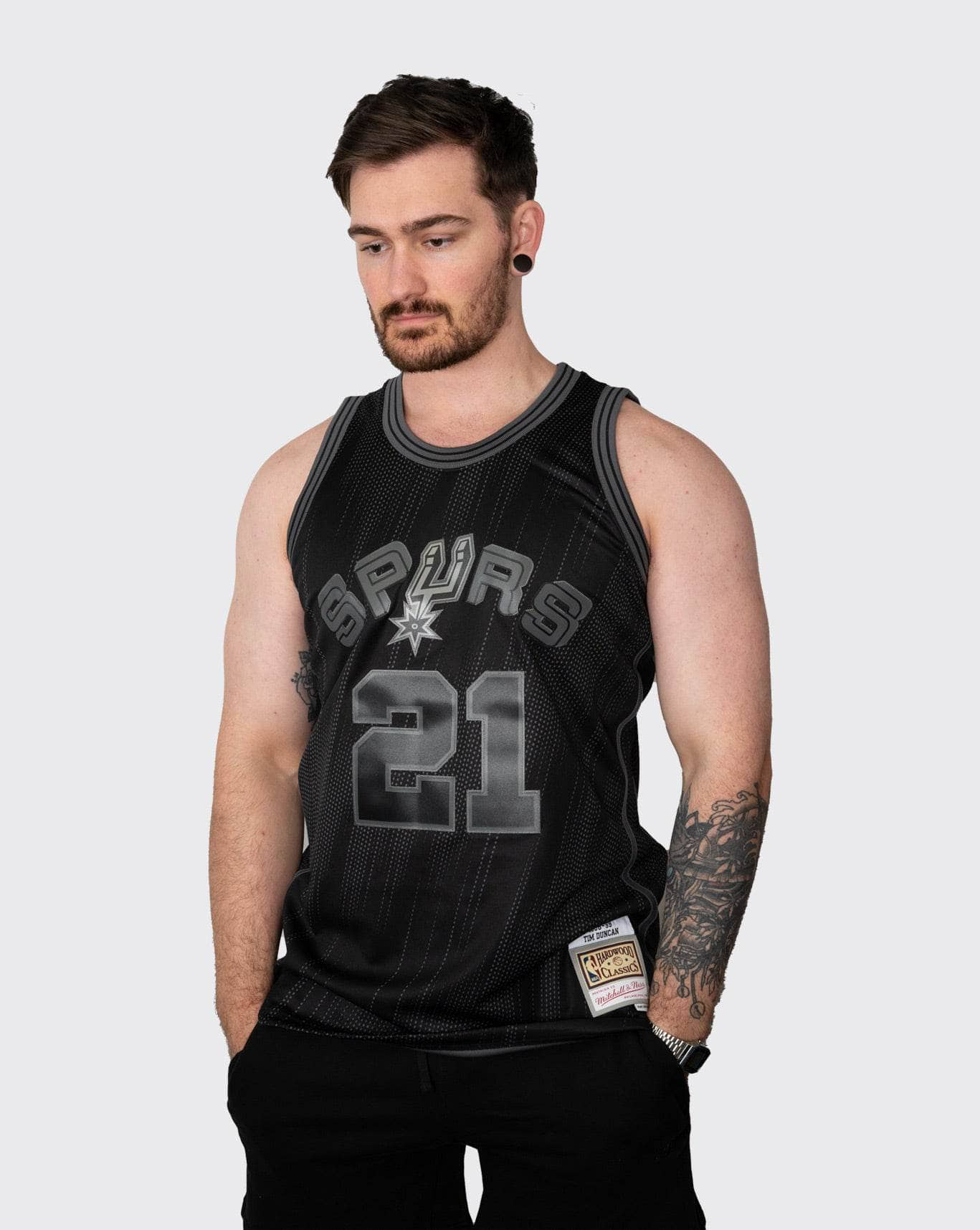 mitchell and ness spurs duncan 98-99 jersey mitchell and ness tank