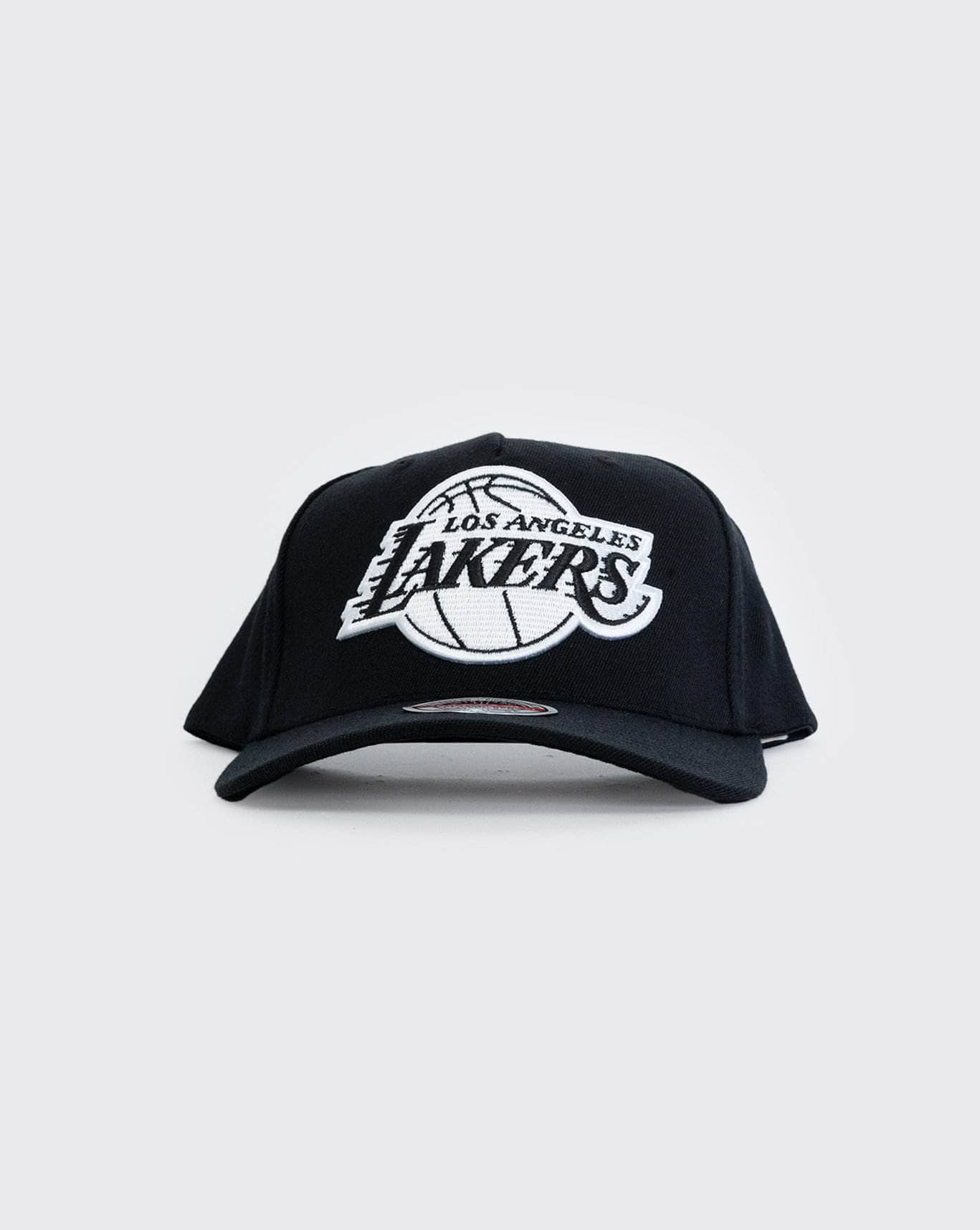 Black Mitchell & ness team logo redline lakers MNLL20106 mitchell and ness 195563006849 cap