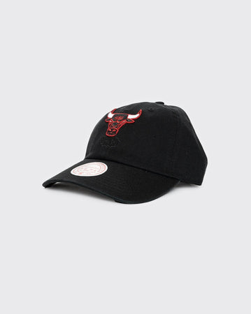 black mitchell and ness vintage thread sw dad bulls cap mitchell and ness cap