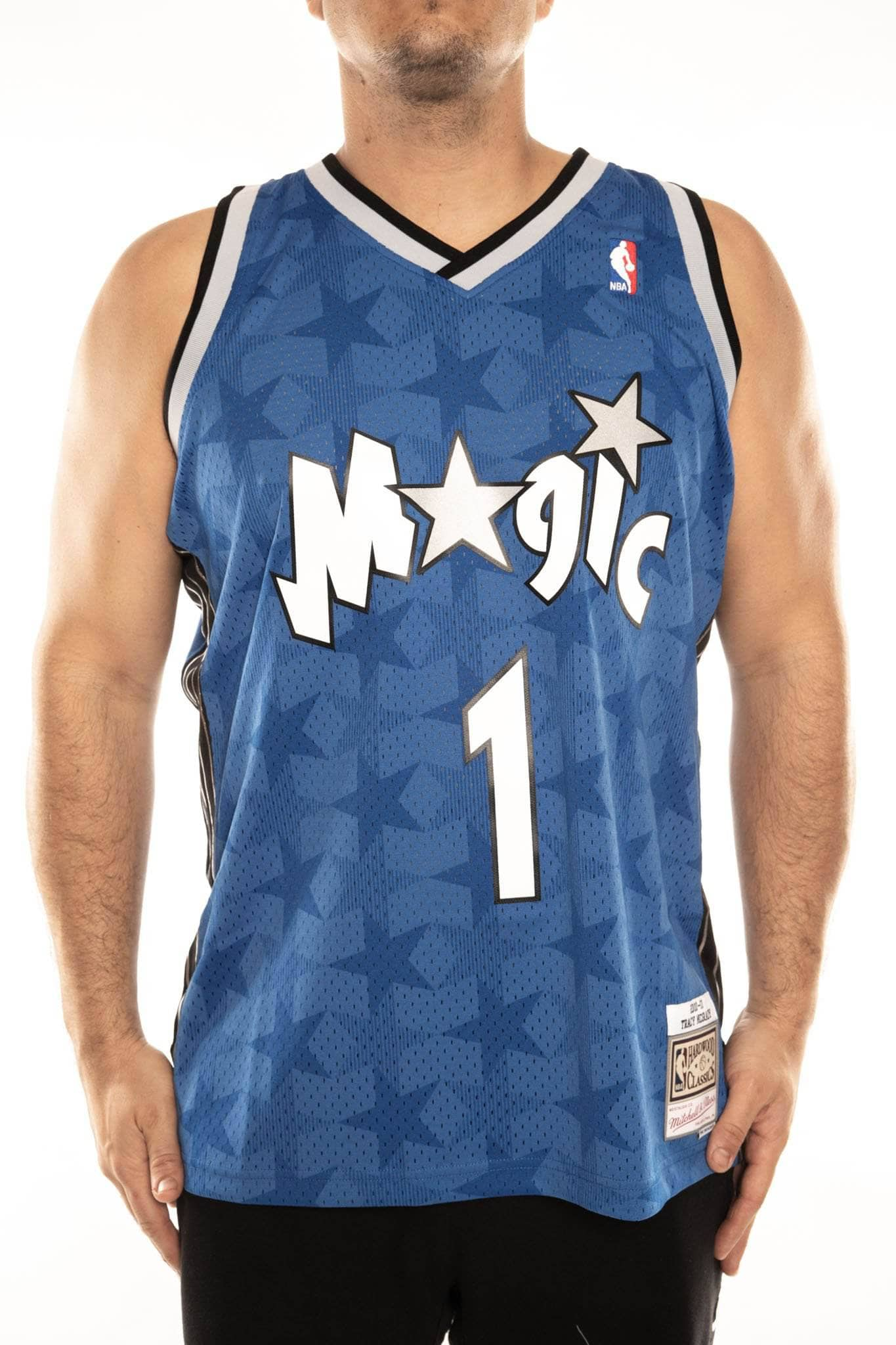 mithell and ness magic mcgrady 1 road 00-01 swingman jersey mitchell and ness jersey