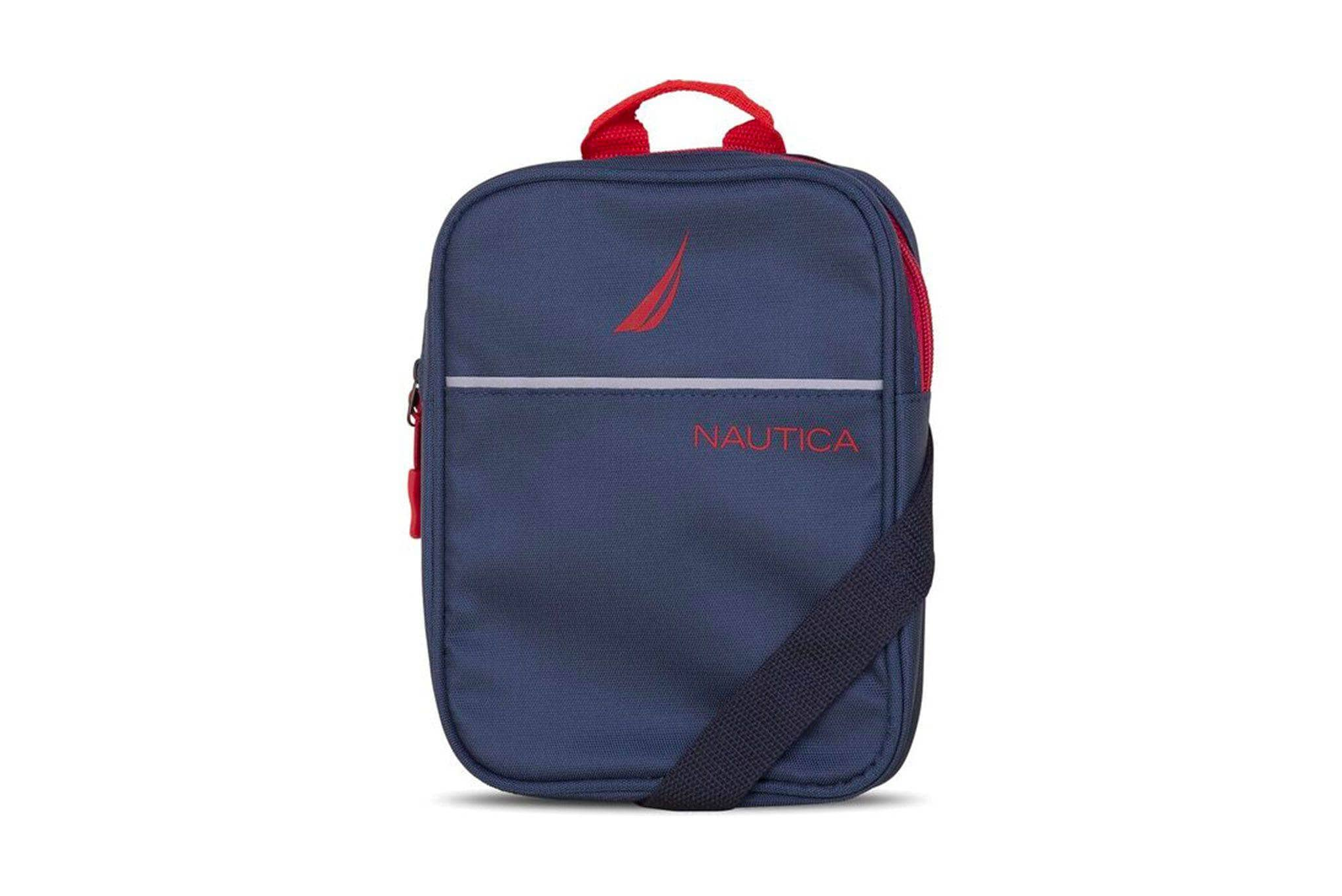 RED nautica paneled bright crossbody bag nautica bag