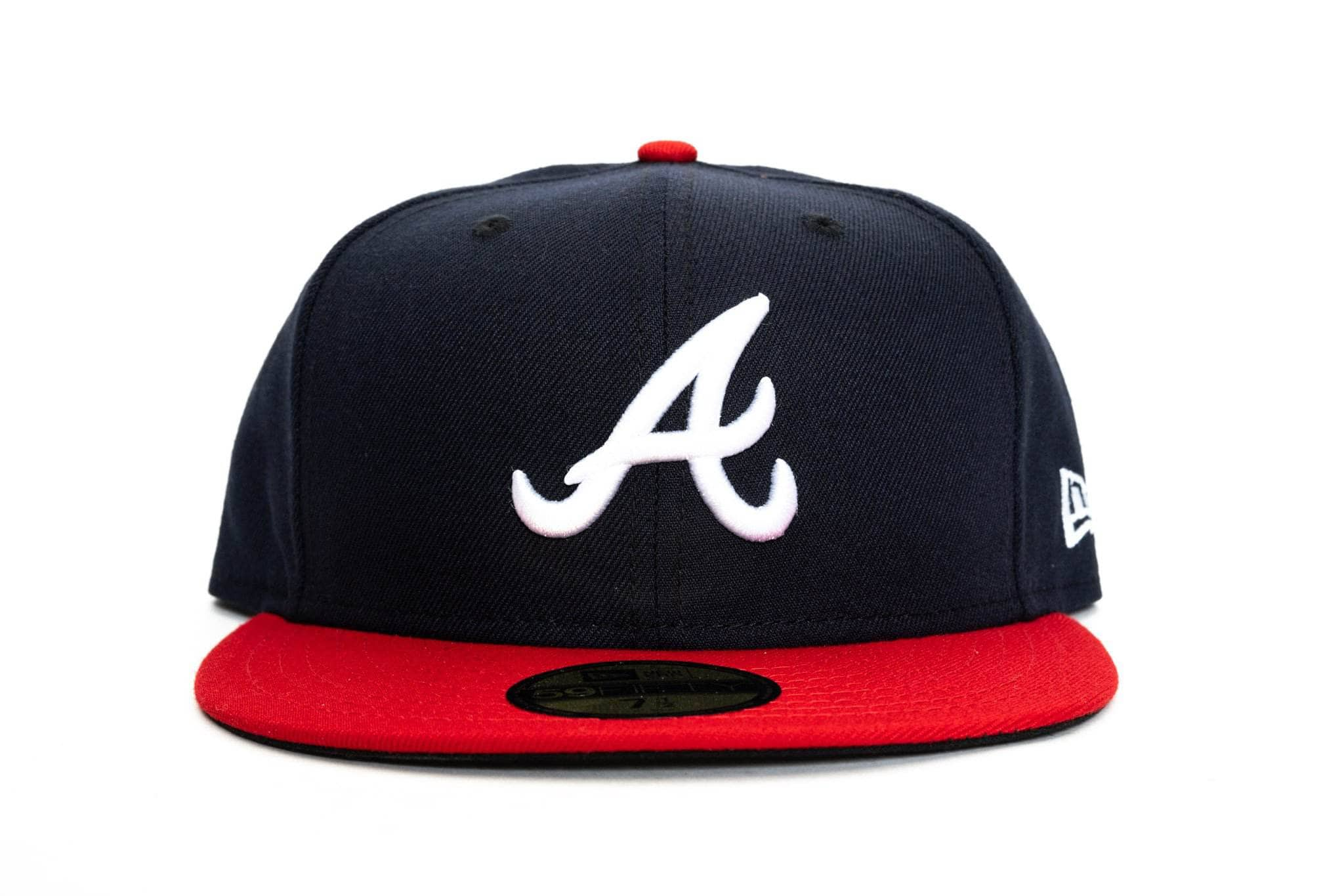 new era 5950 atlanta braves fitted perforated new era cap