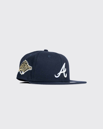 new era 5950 atlanta braves side patch fitted 60188224R new era cap