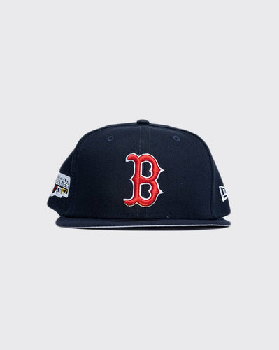 new era 5950 boston red socks side patch fitted new era cap