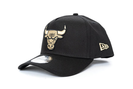 black/gold new era 940 Aframe chicago bulls new era cap