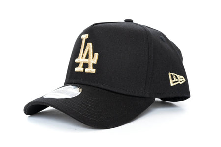 black/gold new era 940 Aframe los angeles dodgers new era cap