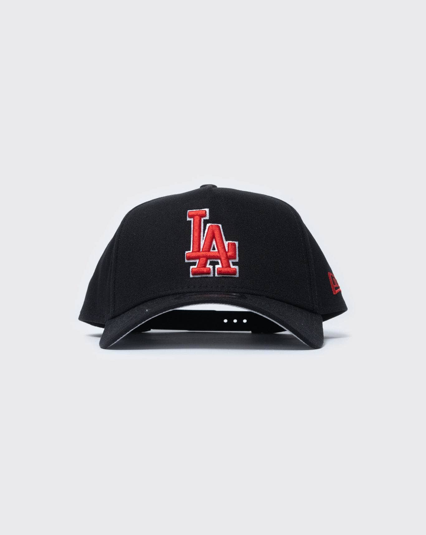 black/scarlet new era 940 aframe los angeles dodgers precision new era cap