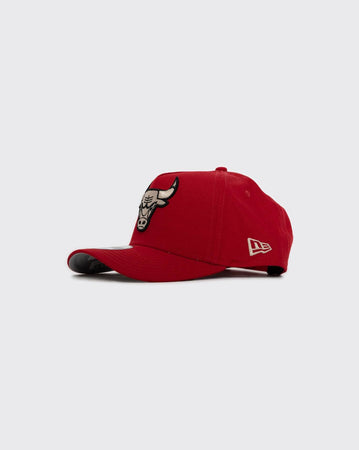 Scarlet/Stone New Era 940 A-Frame Chicago Bulls new era cap