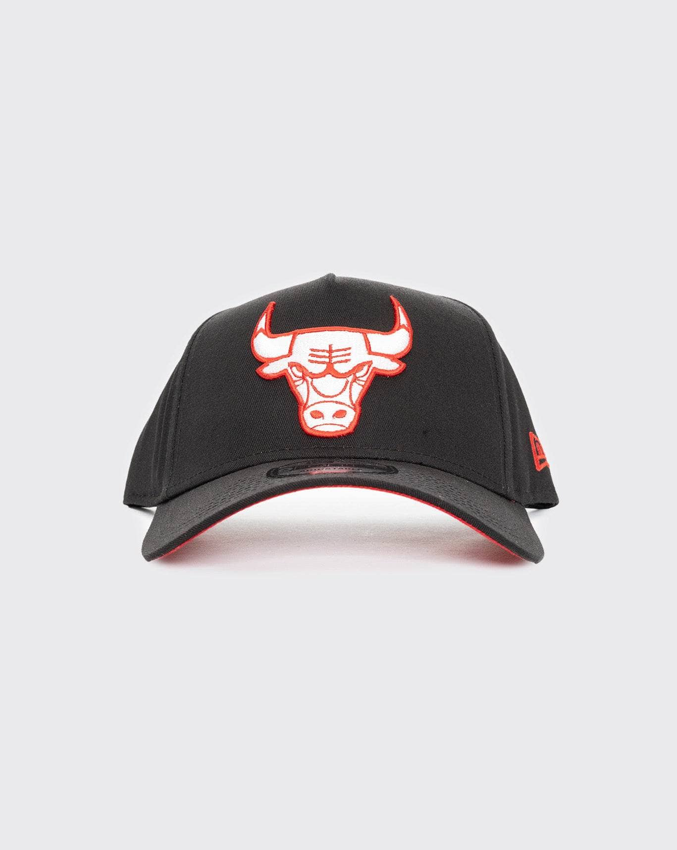 Black/Scarlet New Era 940 A-Frame Chicago Bulls new era cap