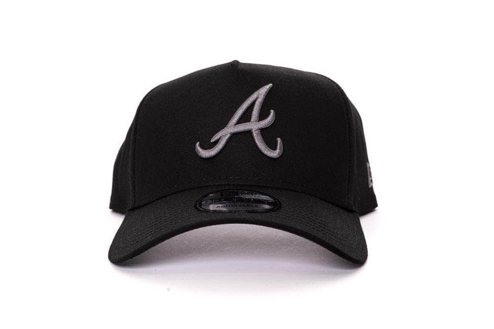 GRAPHITE/POP new era 940 aframe atlanta braves new era cap