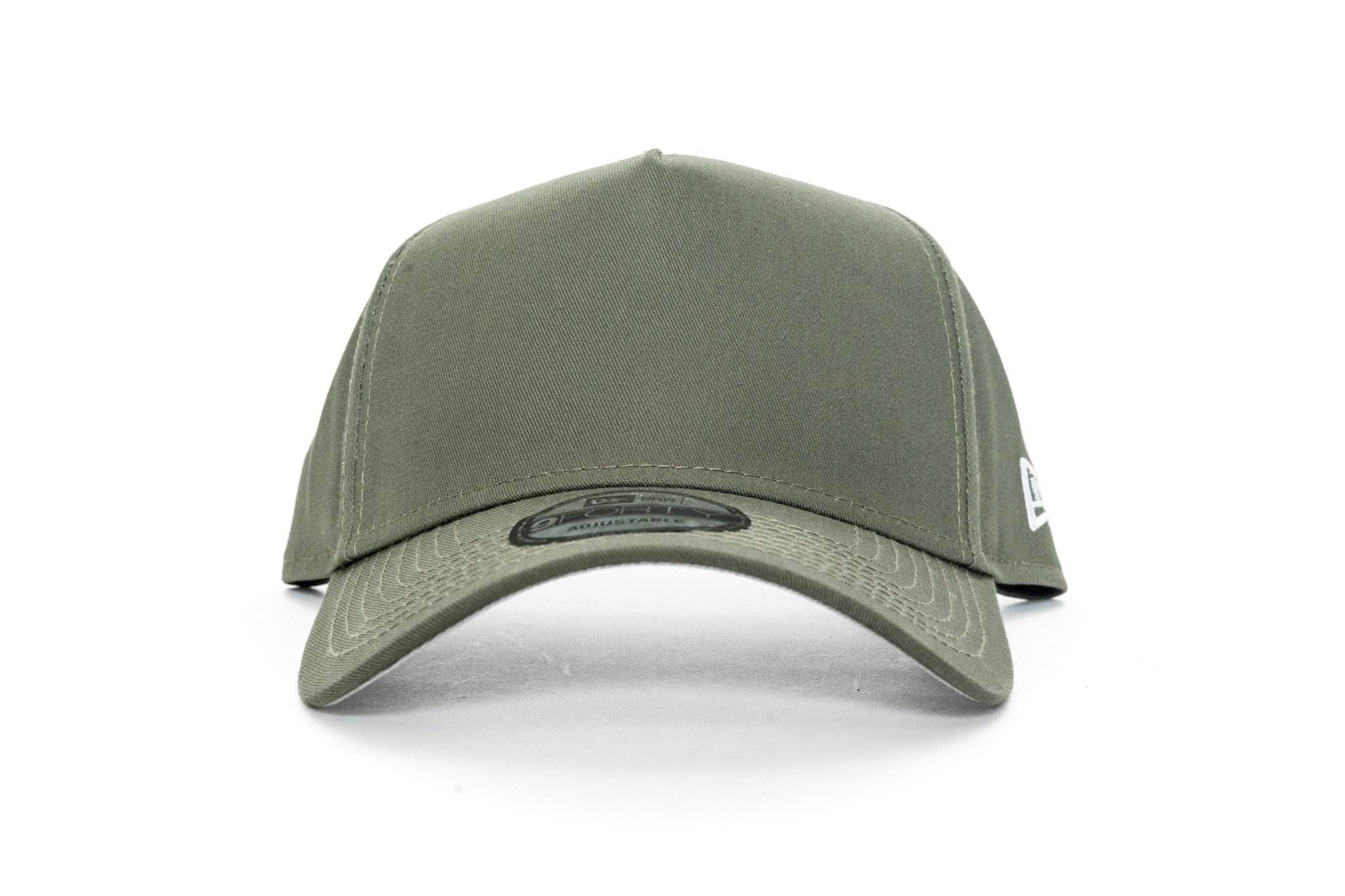 olive new era 940 aframe blank new era cap