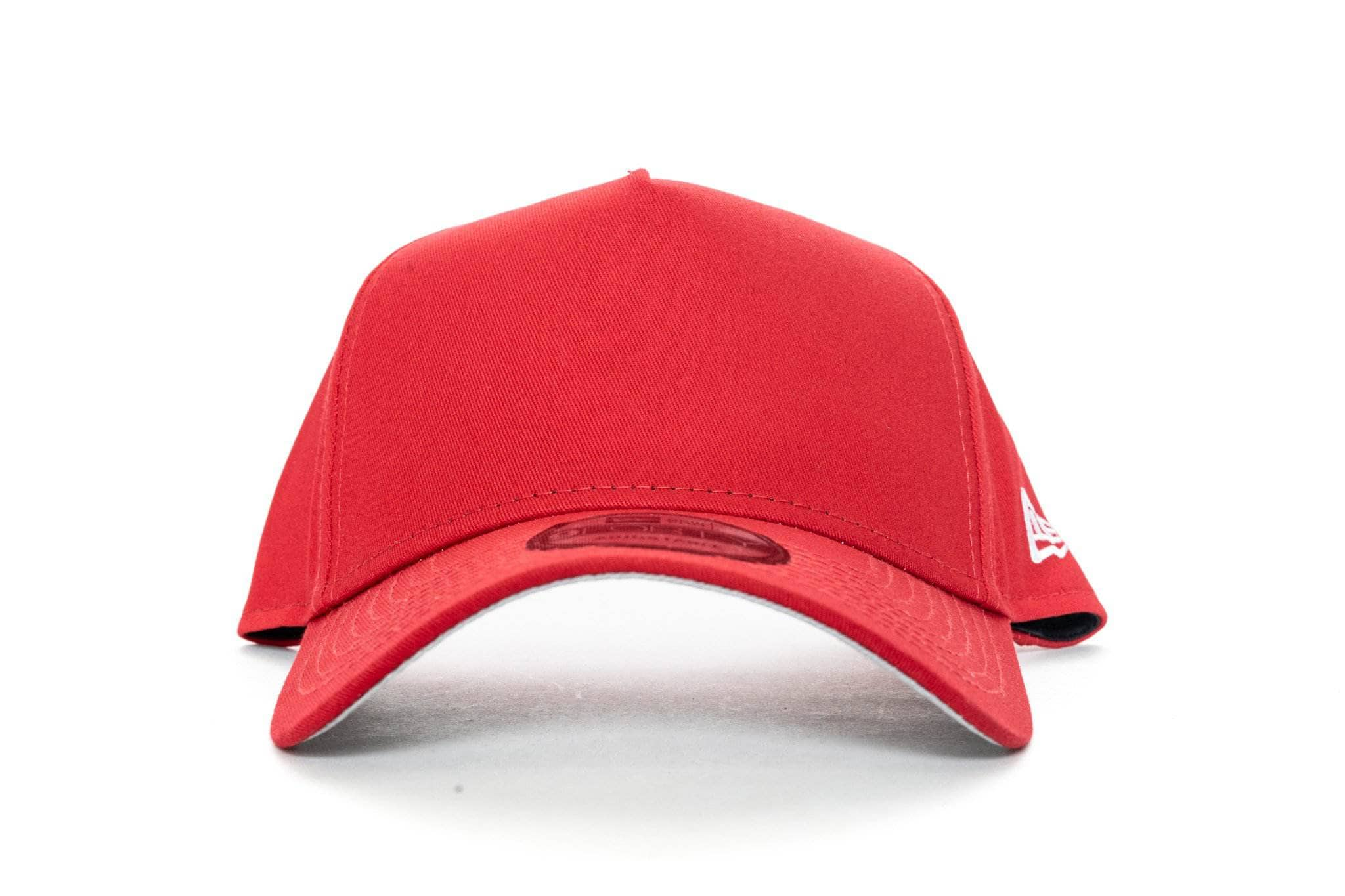 scarlet new era 940 aframe blank new era cap