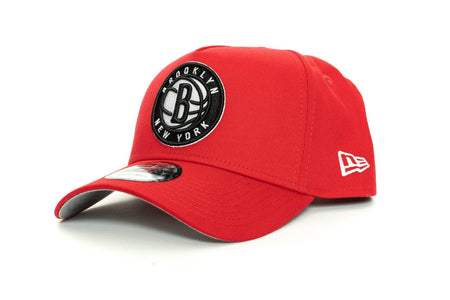 scarlet/black new era 940 aframe brooklyn nets new era cap