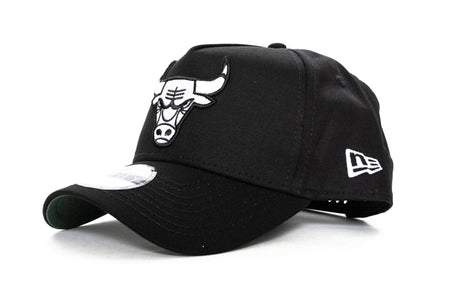 Black/Green new era 940 aframe chicago bulls new era cap