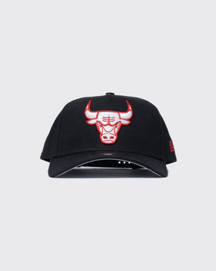 black/scarlet new era 940 aframe chicago bulls precision new era cap