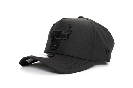 BLACK/BLACK new era 940 aframe chicago bulls prolight new era cap