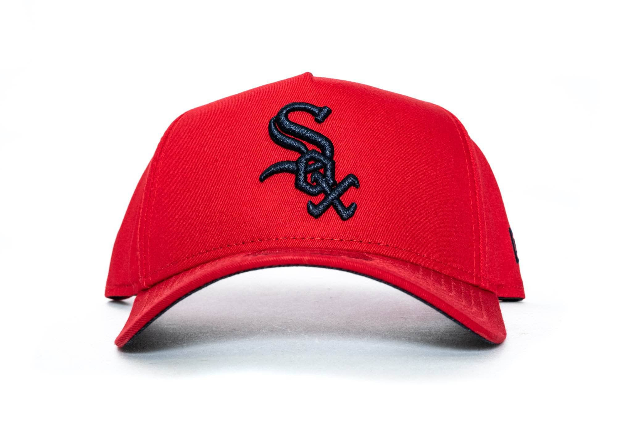 Scarlett/Navy new era 940 aframe chicago white sox new era cap