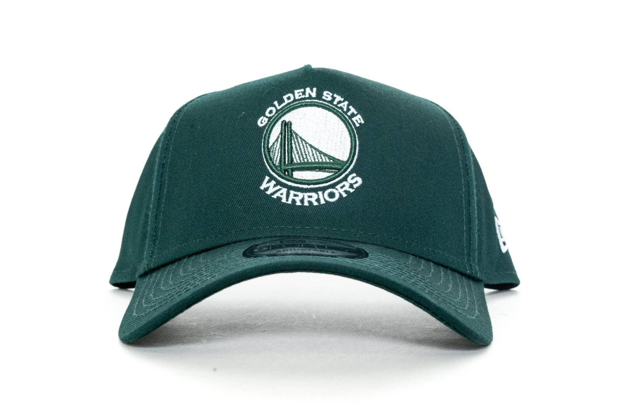 dark green new era 940 aframe golden state warriors new era cap