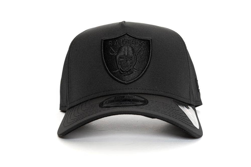 BLACK/BLACK new era 940 aframe las vegas raiders prolight new era cap