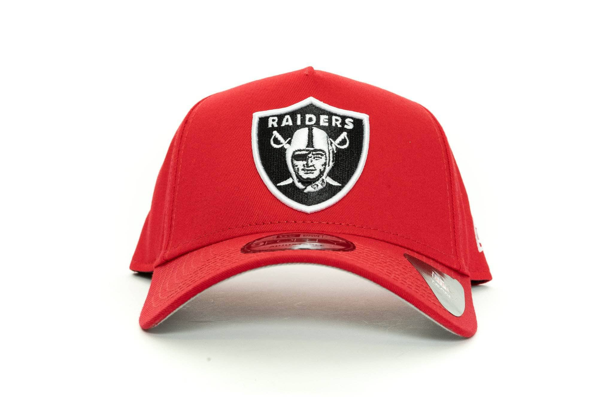 scarlet/black new era 940 aframe las vegas raiders new era cap