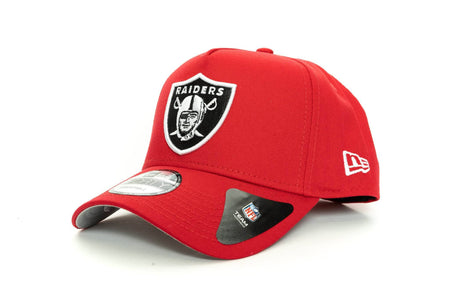 scarlet/black new era 940 aframe las vegas raiders new era cap