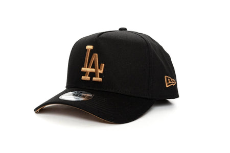 black/bronze new era 940 aframe los angeles dodgers new era 195599317780 cap