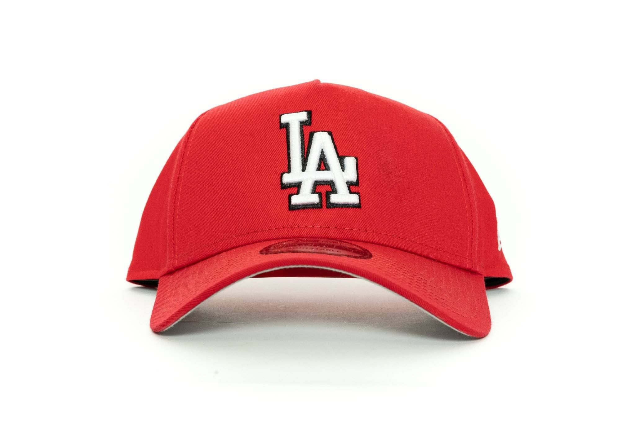 scarlet/black new era 940 aframe los angeles dodgers new era cap