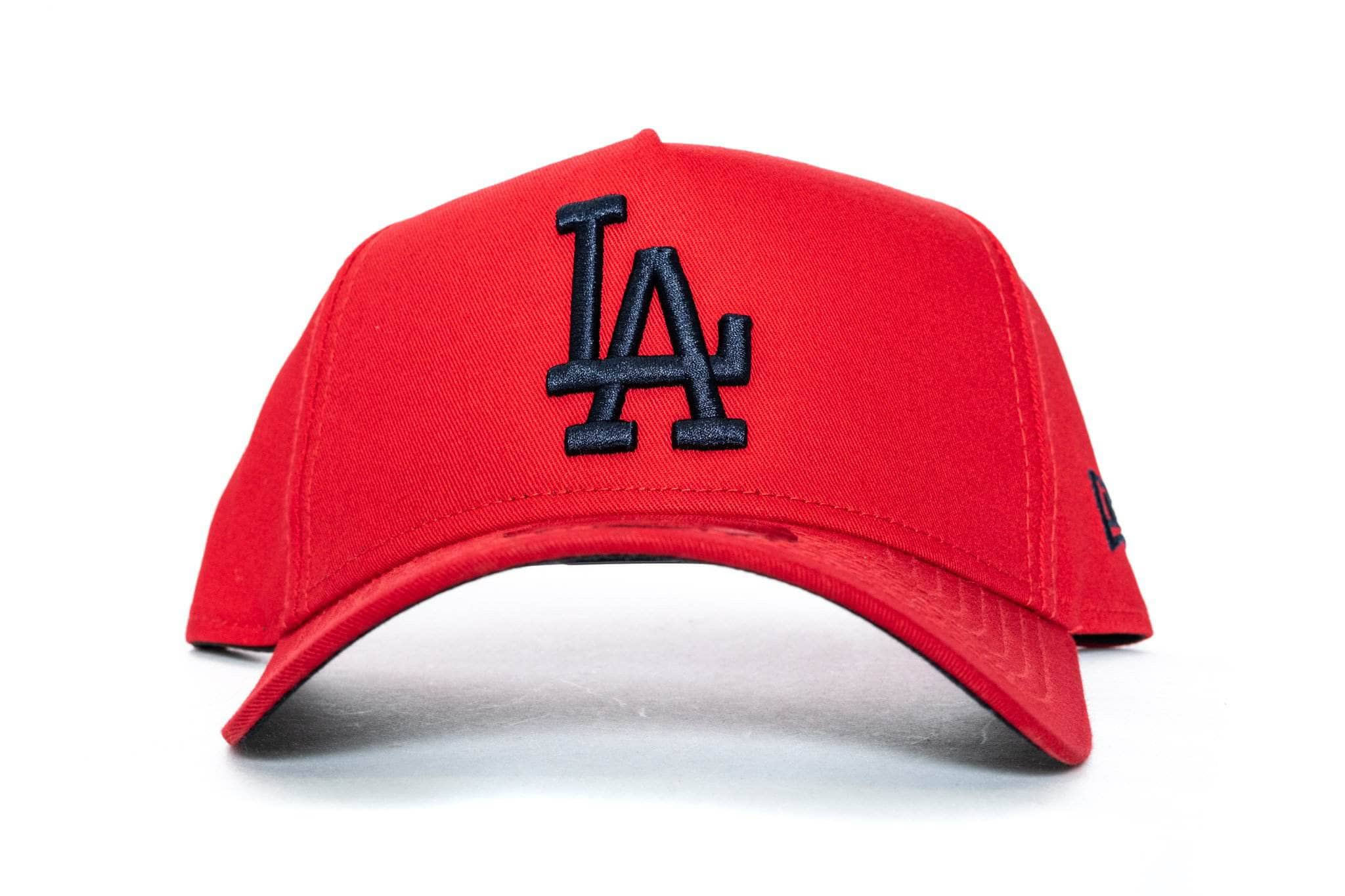 Scarlett/Navy new era 940 aframe los angeles dodgers new era cap