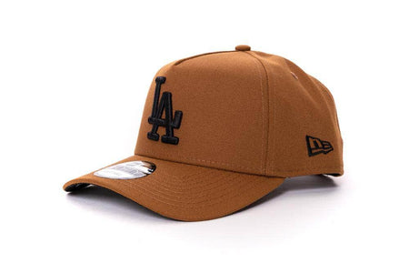 tan/black new era 940 aframe los angeles dodgers new era cap