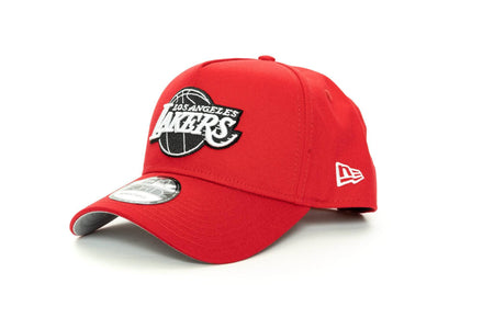 scarlet/black new era 940 aframe los angeles lakers new era cap