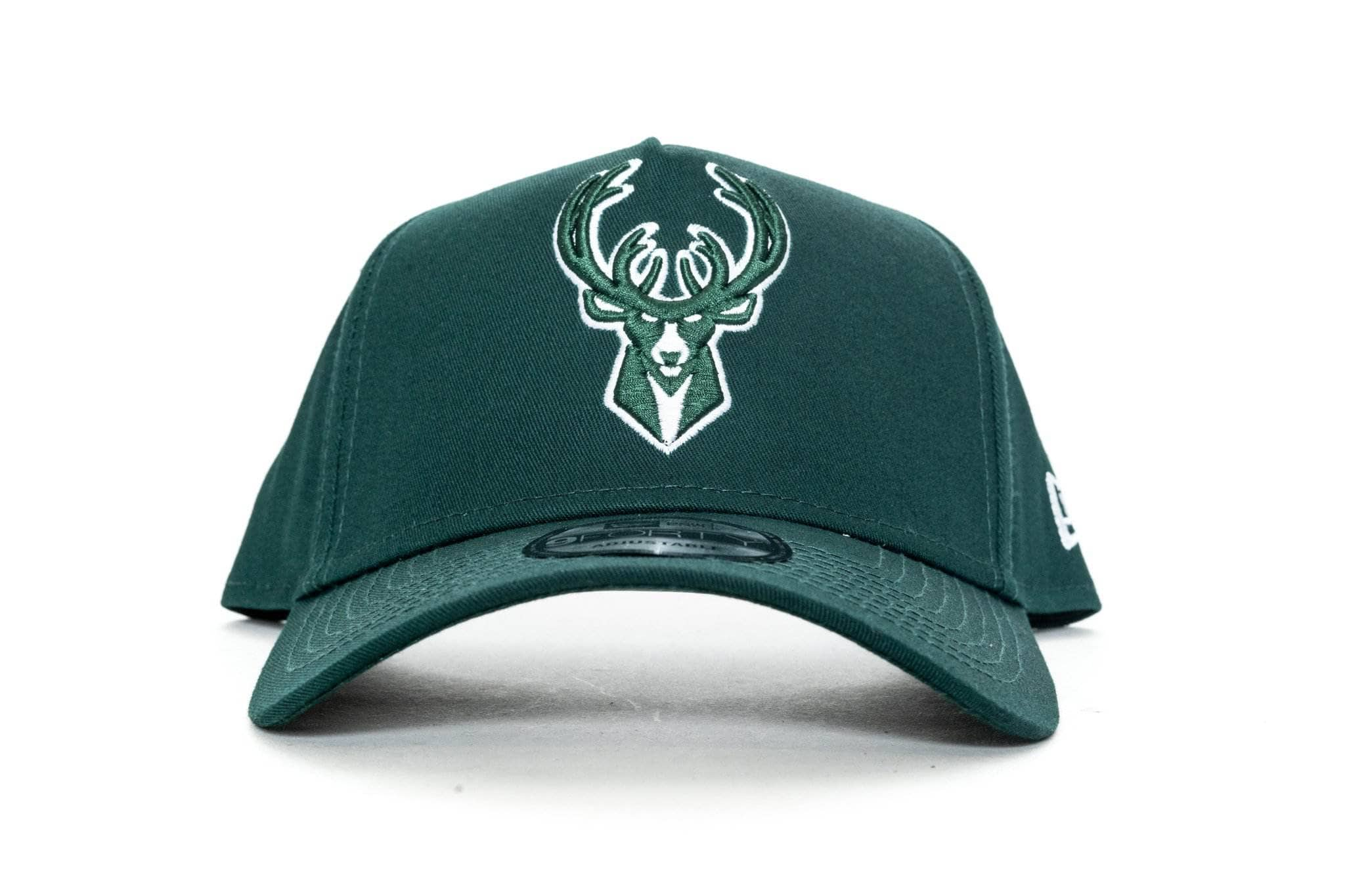 dark green new era 940 aframe milwaukee bucks new era cap