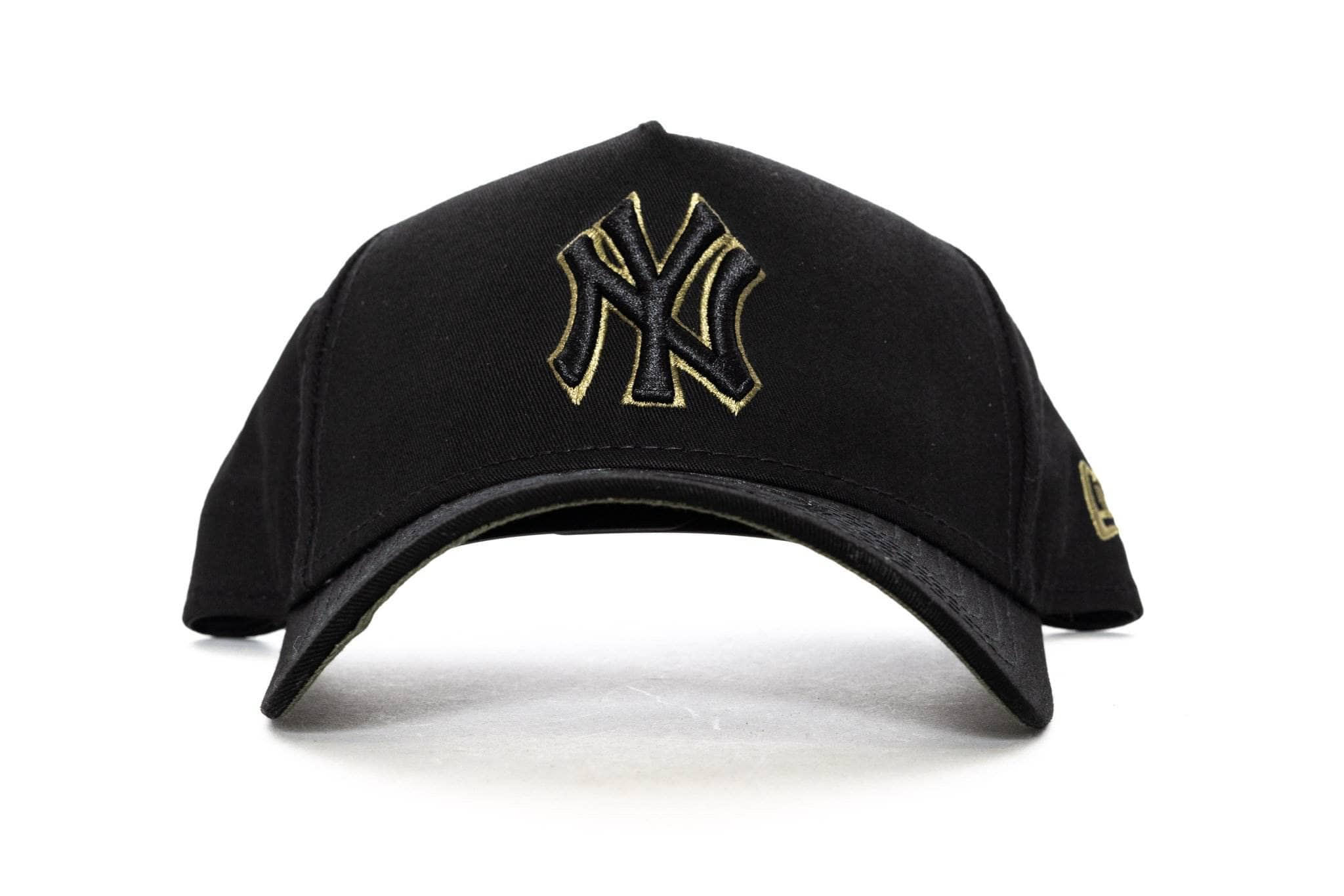 Black/Olive new era 940 aframe new york yankees new era cap