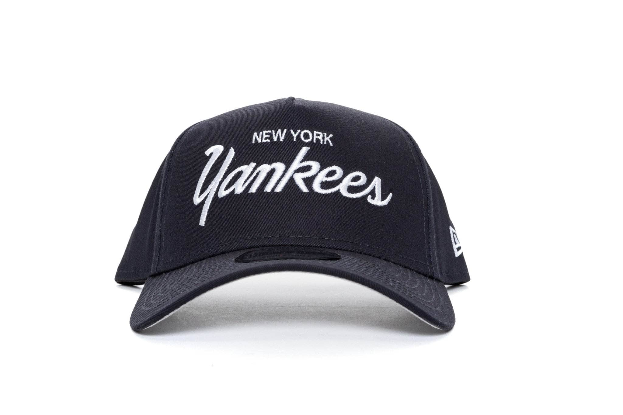 NAVY/WHITE new era 940 aframe new york yankees new era cap