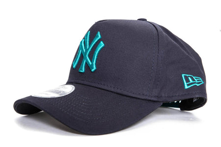 navy/teal new era 940 aframe new york yankees new era 192857432131 cap