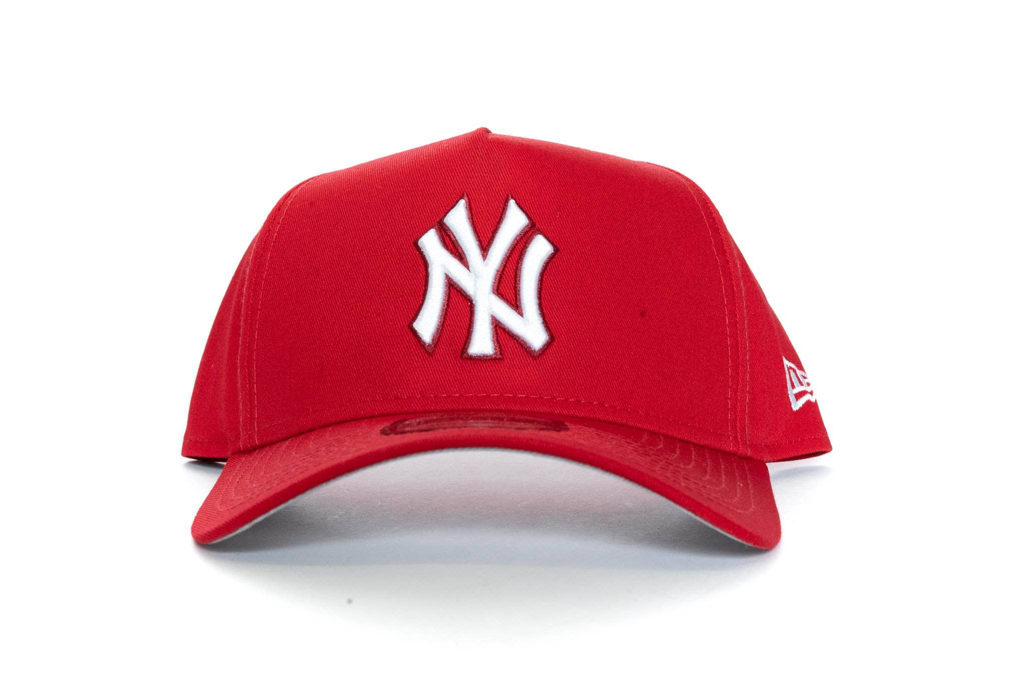 scarlet new era 940 aframe new york yankees new era cap