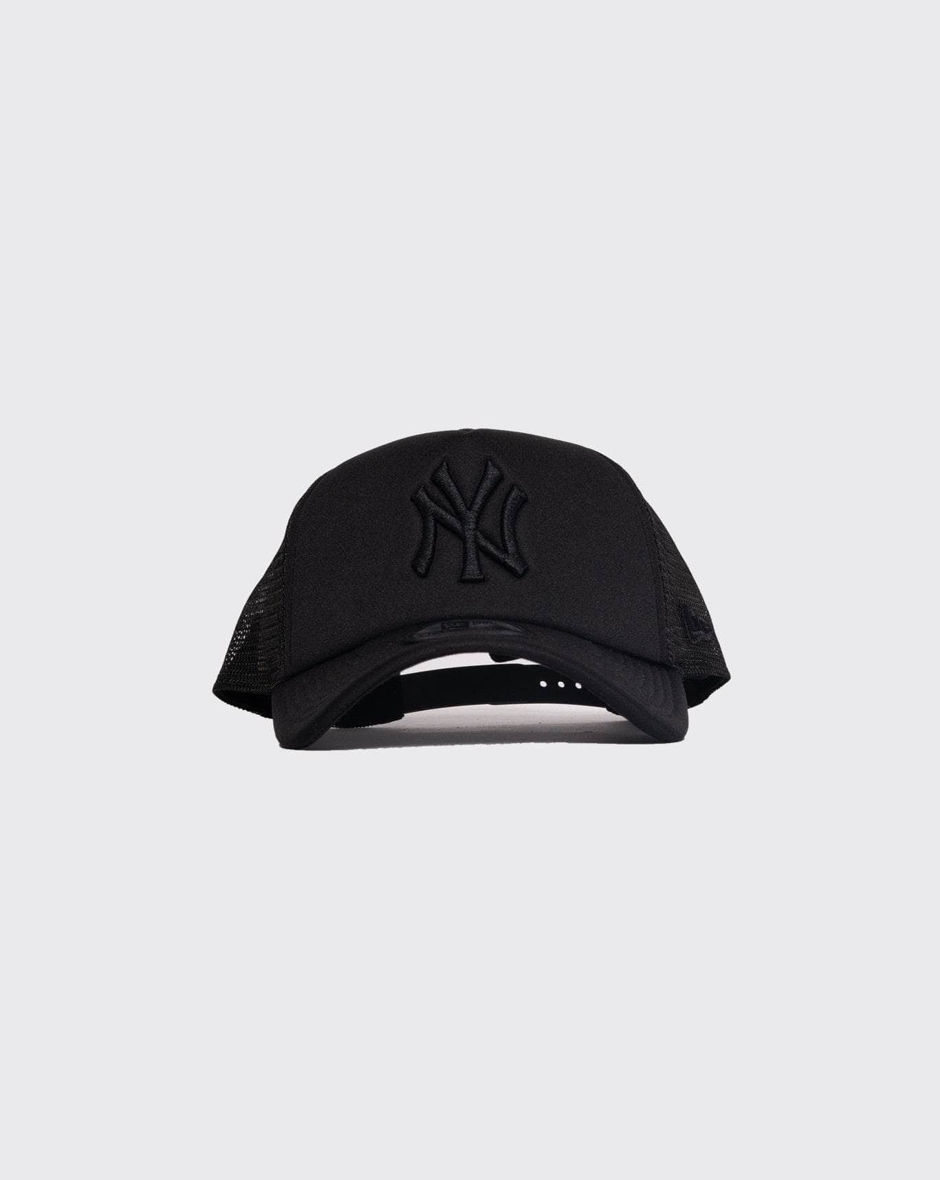 black/black new era 940 aframe new york yankees trucker new era cap