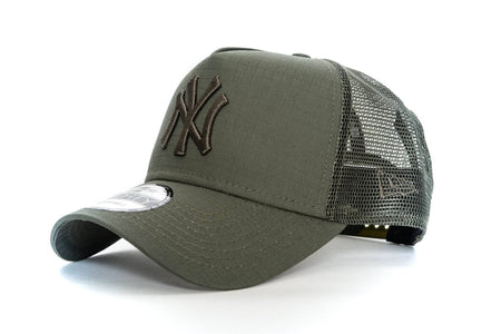 Olive new era 940 aframe new york yankees trucker new era 194090249613 cap