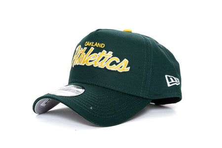 DARK GREEN/YELLOW new era 940 aframe oakland athletics new era cap