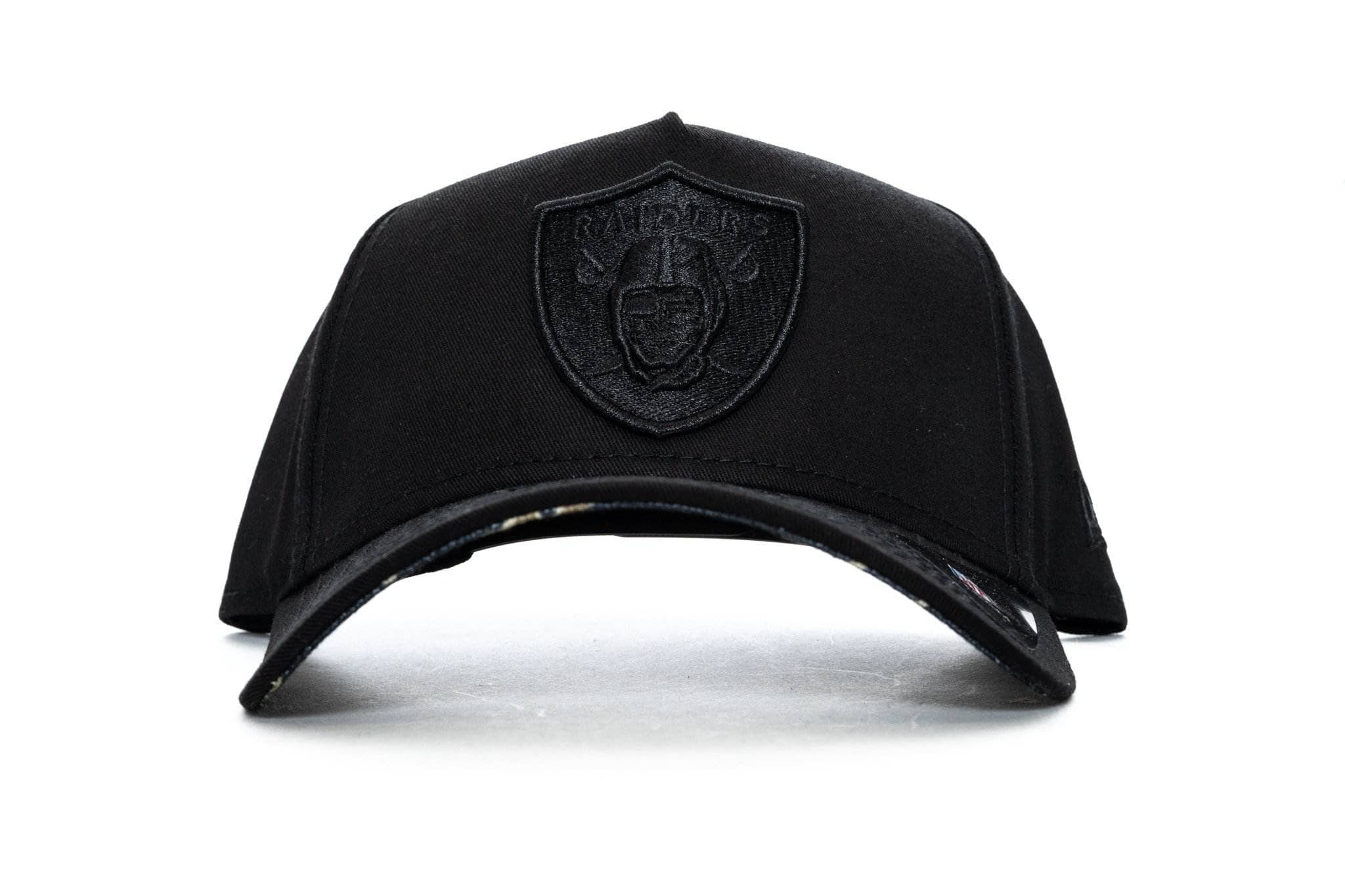 Black/Tiger Camo new era 940 aframe oakland raiders new era cap