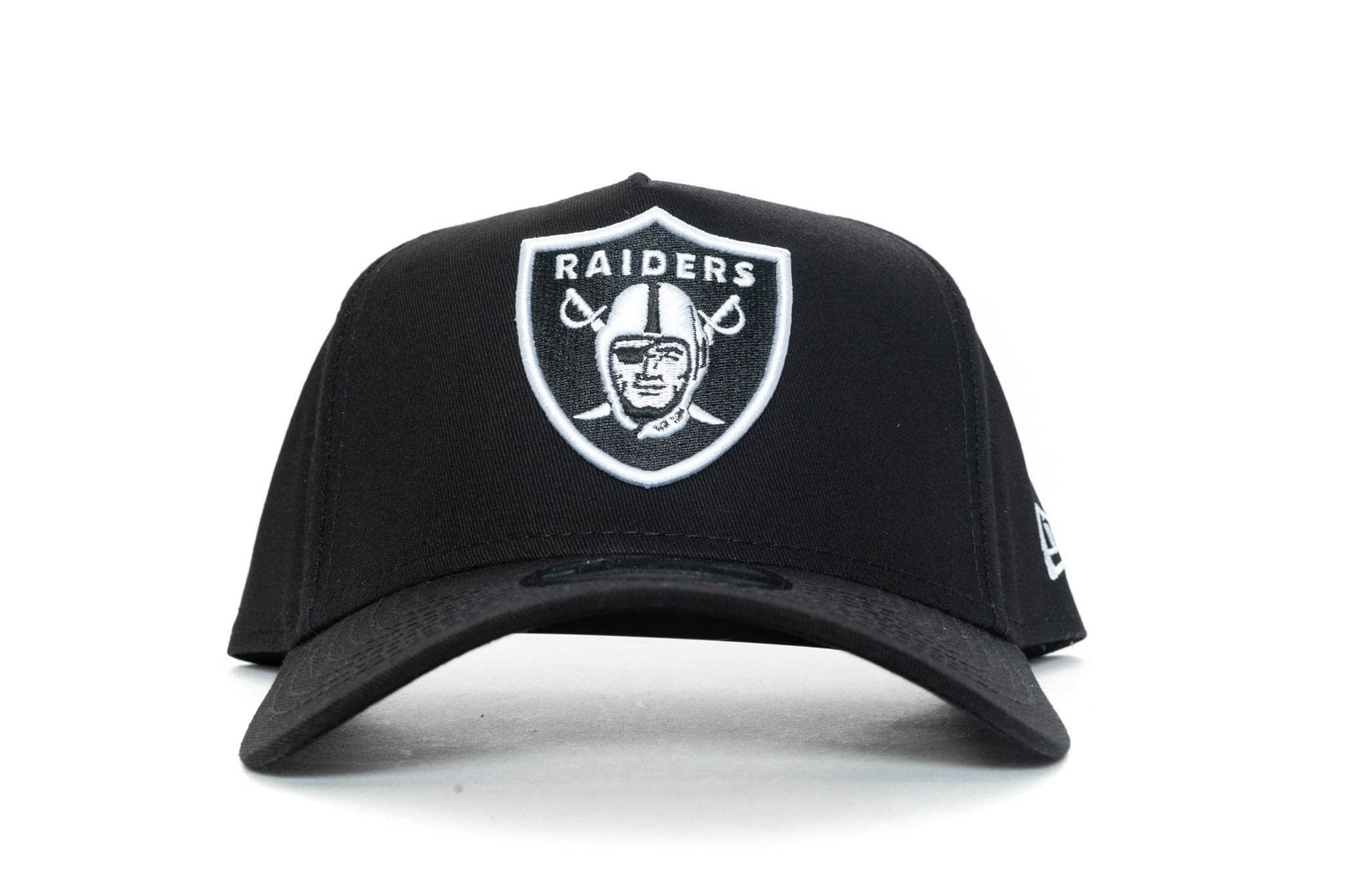 BLACK/WHITE new era 940 aframe oakland raiders new era cap