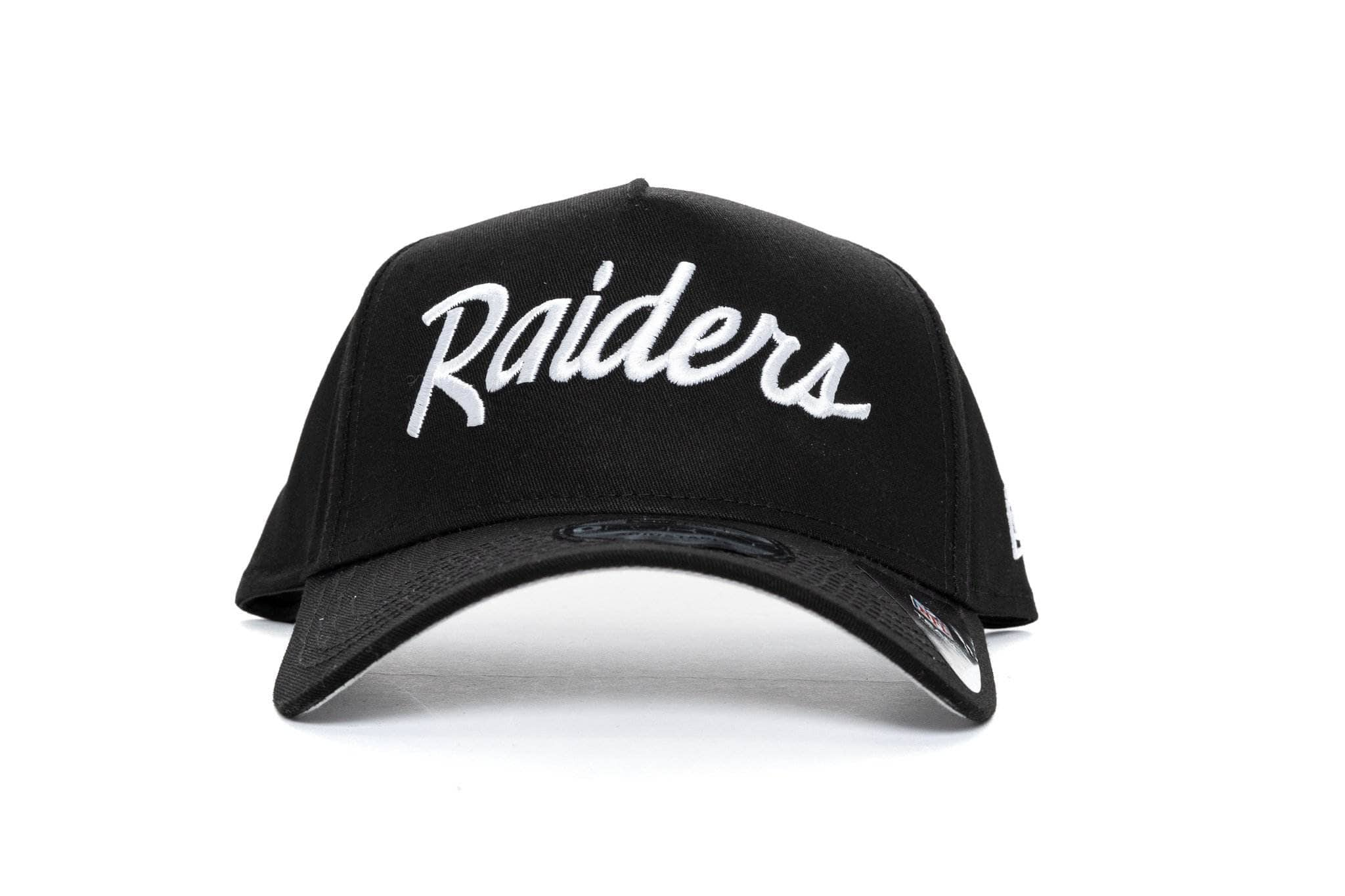 BLACK/WHITE new era 940 aframe oakland raiders new era cap