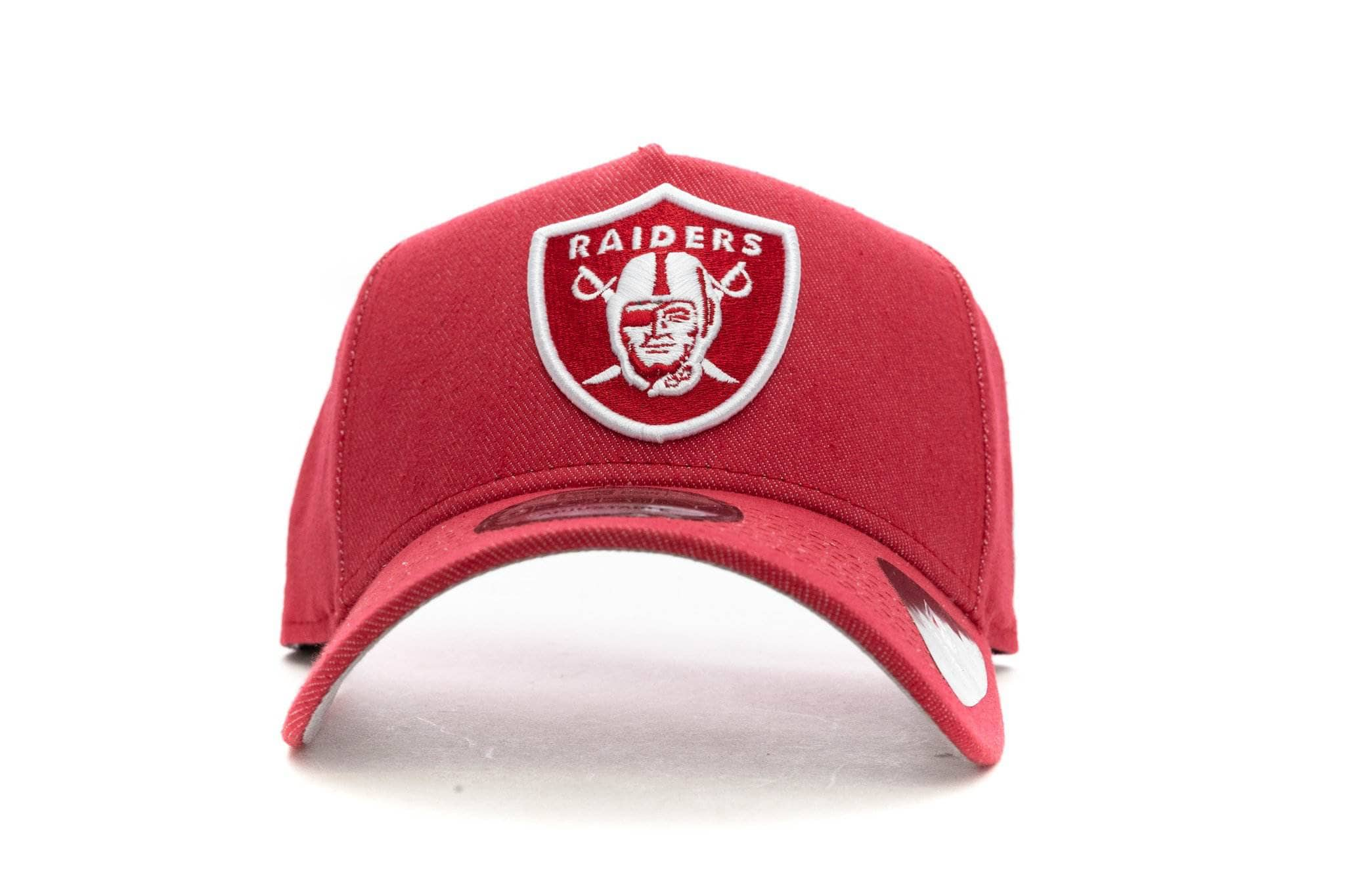 Denim/Red new era 940 aframe oakland raiders new era cap