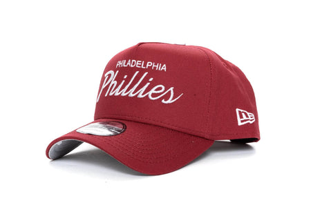 MAROON/WHITE new era 940 aframe philadelphia phillies new era cap