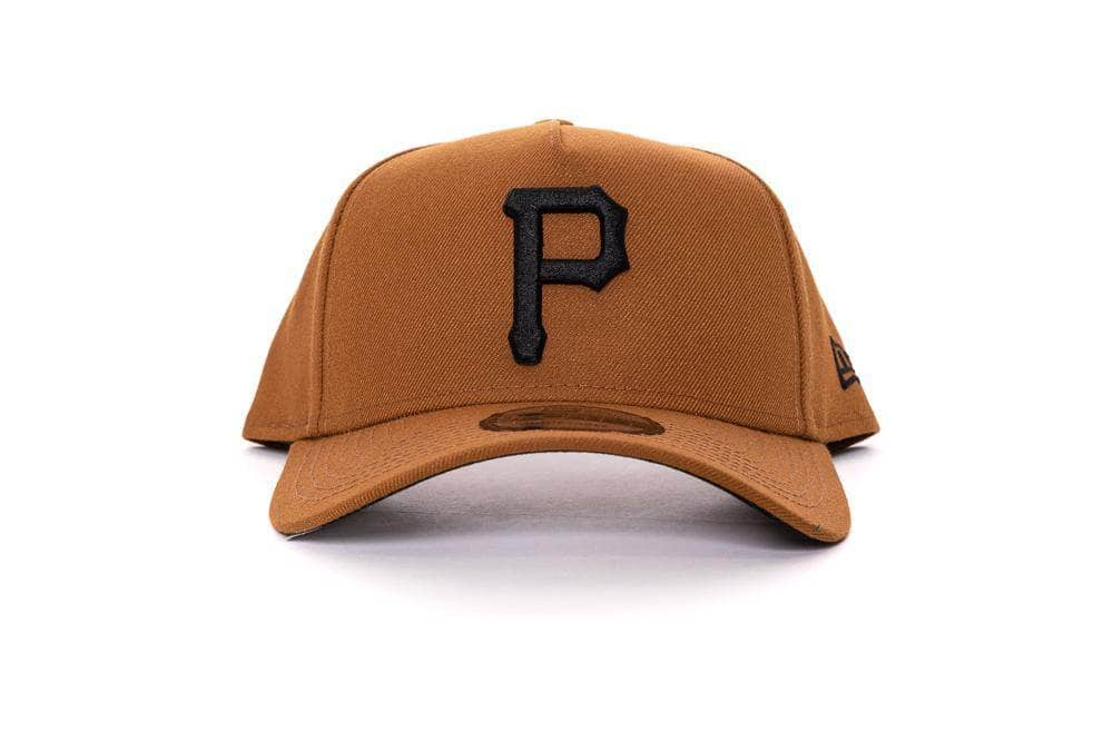 tan/black new era 940 aframe pittsburgh pirates new era cap