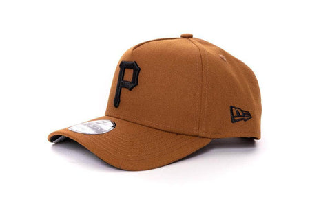 tan/black new era 940 aframe pittsburgh pirates new era cap