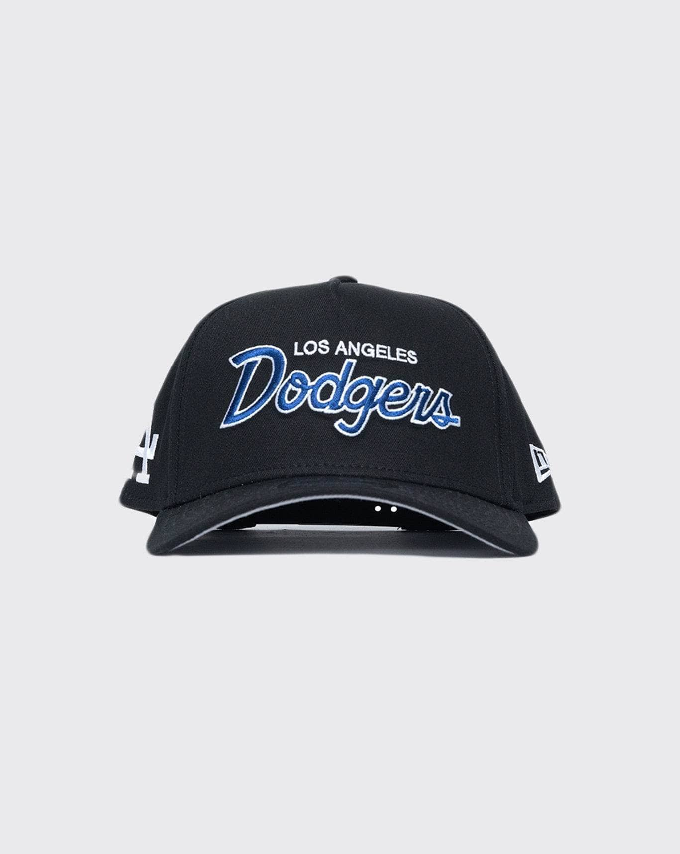 black/dry new era 940 aframe script los angeles dodgers new era cap